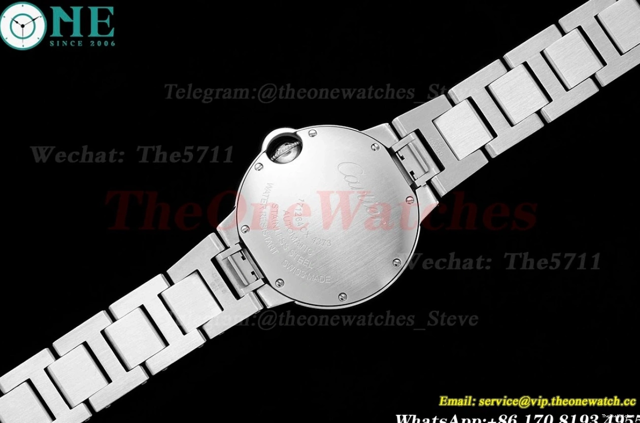 Dia SS Ballon NH05 Bleu White Cartier SS De 33mm AF 0107